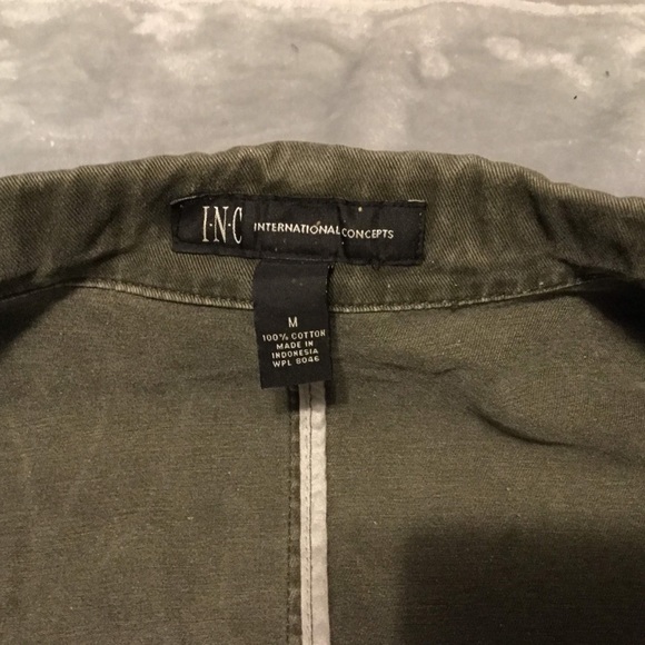 Army Green Cargo Jacket - Picture 4 of 4